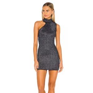 Superdown Metallic Mini Dress